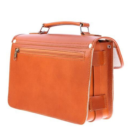 Stylowa torba kuferek KEMER VOOC Vintage P30 brąz