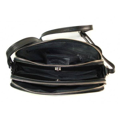 Listonoszka Vera Pelle  komory pojemna czarna  VP2K2N