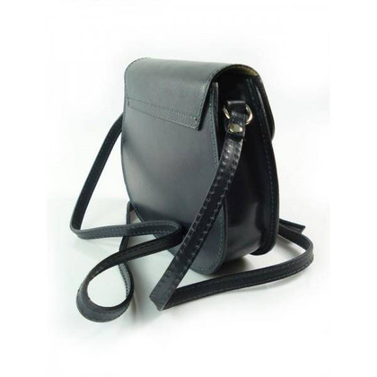 GRAFITOWA LISTONOSZKA VERA PELLE WŁOSKA RAPORTÓWKA CHLEBAK  L155G