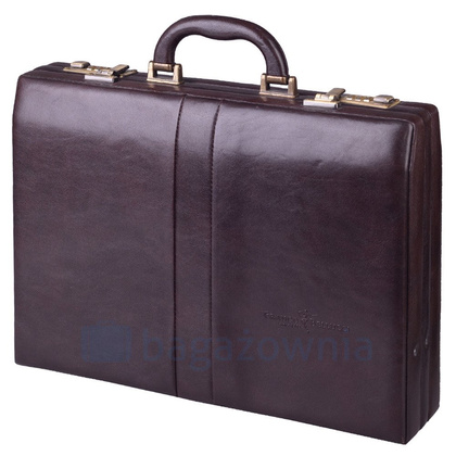 Neseser skórzany BELLUCCI A4-16-S1-154 Brązowy - min. zamówienie 20 / 50 / 100 szt.
