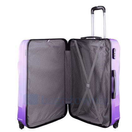 Duża walizka WINGS 159 L Fioletowa