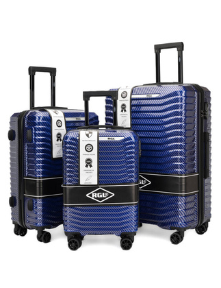 Zestaw 3 walizek KEMER RGL PC1 Granatowy