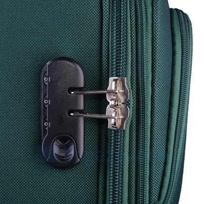 Duża walizka WINGS 206 L Zielona