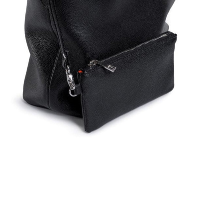 Torba damska skórzana KEMER VOOC AP1 Czarna