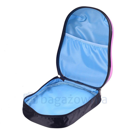 Zestaw walizka i plecak KEMER RGL MOTYLEK Różowe