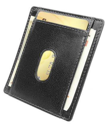 Portfel męski skórzany KEMER 35901301 Czarny - min. zamówienie 20 / 50 / 100 szt.