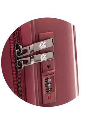 Zestaw walizek 3w1 POLIPROPYLEN PP6 ROSE RED