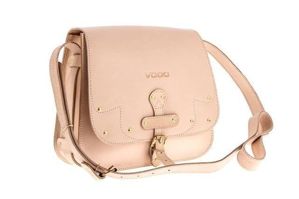 Listonoszka z ćwiekami KEMER VOOC Vintage P39 naturalny