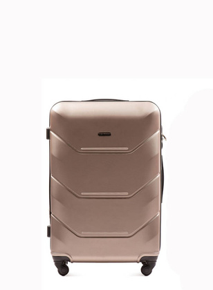 Duża walizka WINGS 147L Złota