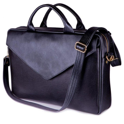 Teczka damska na laptop 15.4 KEMER SOLIER FL15 Czarna - min. zamówienie 20 / 50 / 100 szt.