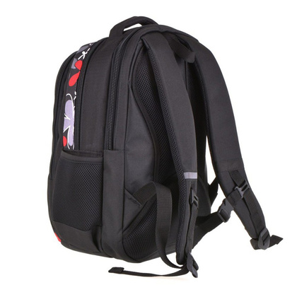 Plecak sportowy KEMER S94D Czarno czerwony - min. zamówienie 20 / 50 / 100 szt.