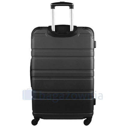 Średnia walizka 608 M Szara