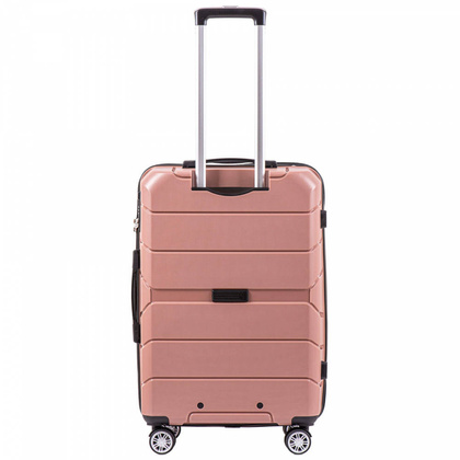 Średnia walizka WINGS PP05 M Różowa