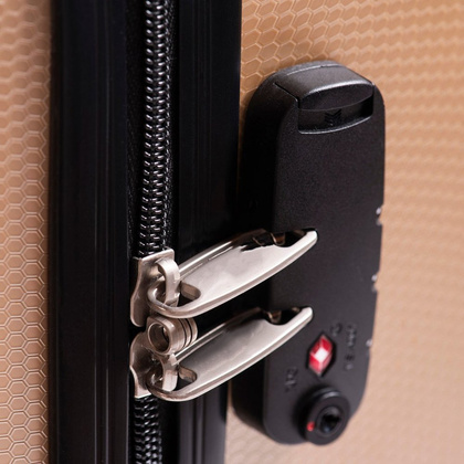 Średnia walizka WINGS PC565 M Czarna