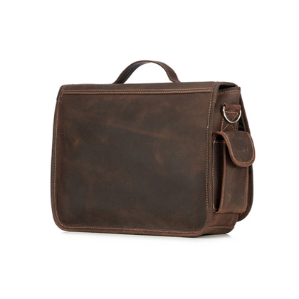 Torba skórzana na laptopa KEMER VOOC 14" RDW14 Brązowa