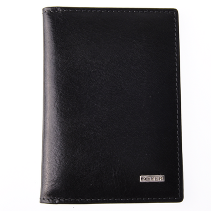 Etui na dokumenty skóra KEMER OD3 Czarne - min. zamówienie 20 / 50 / 100 szt.