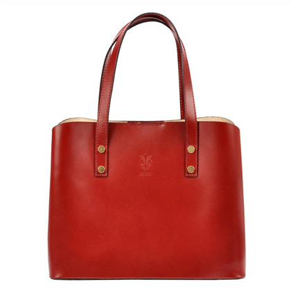 Torebka skórzana PELLUCCI 1910 Granatowa