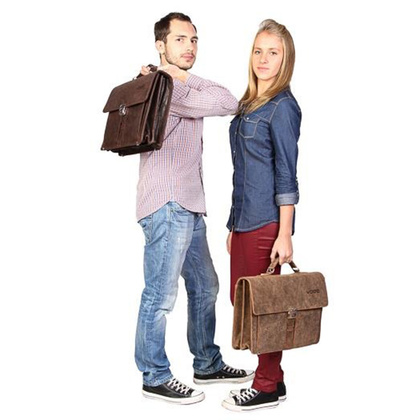 Teczka KEMER VOOC Vintage  URBAN ATS167 ciemny brąz