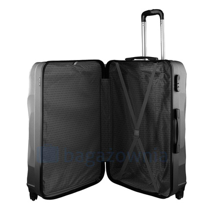 Duża walizka WINGS 159 L Czarna