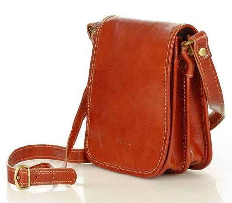 Marco Mazzini Torebka raportówka listonoszka skórzana messenger classic bag camel - min. zamówienie 20 / 50 / 100 szt.