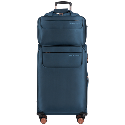 Zestaw 3 walizek+ torba podręczna WINGS TRN01 Grey