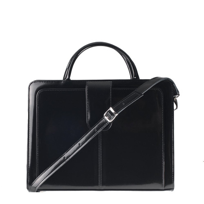 Teczka damska skórzana KEMER B 473/DWL Czarna