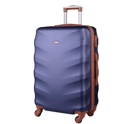 Średnia walizka WINGS 402 M Granatowa