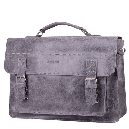 Torba na ramię skórzana KEMER CH 16 Antracyt - min. zamówienie 20 / 50 / 100 szt.