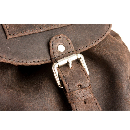 Plecak ze skóry naturalnej KEMER VOOC URBAN RDW6 Czarny