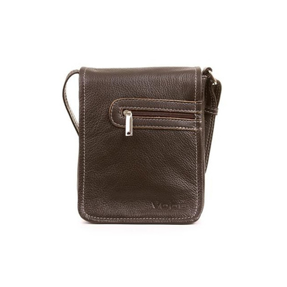 Torba skórzana na ramię KEMER VOOC Prestige EP4 brąz