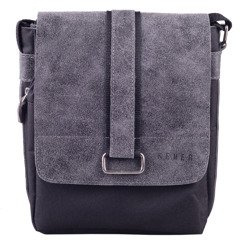 Torba skórzana KEMER TSM12/01 Antracyt / Czarny - min. zamówienie 20 / 50 / 100 szt.