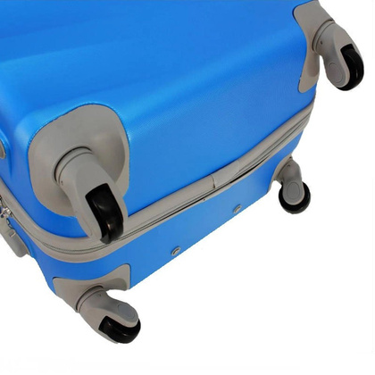 Małe kabinowa walizka PELLUCCI RGL 81 S Srebrna