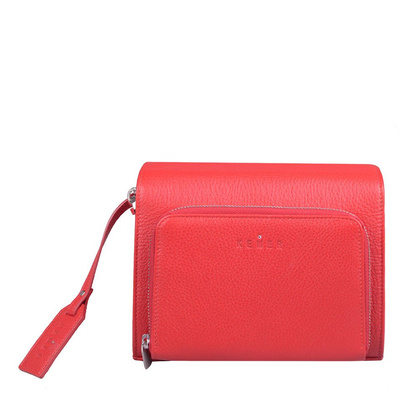 Torebka damska skórzana KEMER R384 Czerwona  - min. zamówienie 20 / 50 / 100 szt.