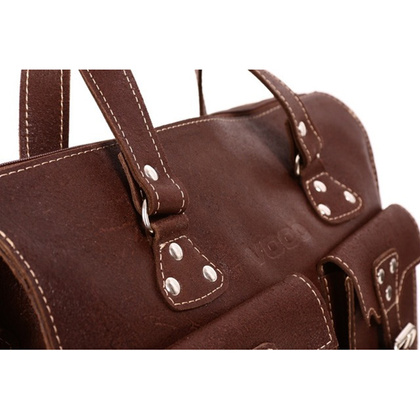 Torba aktówka skórzana KEMER VOOC TC9 Brąz