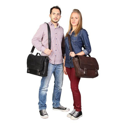 Teczka, torba unisex KEMER VOOC URBAN RDW12 czarny