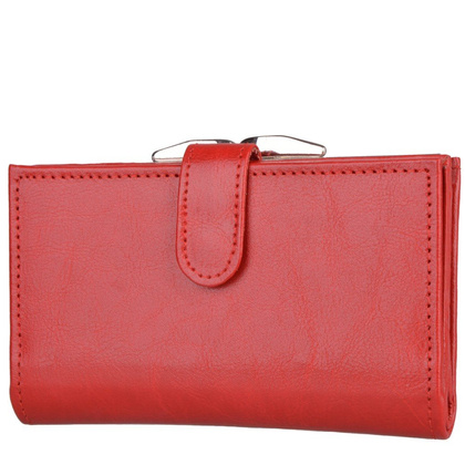 Portfel damski skórzany KEMER P13 Czerwony