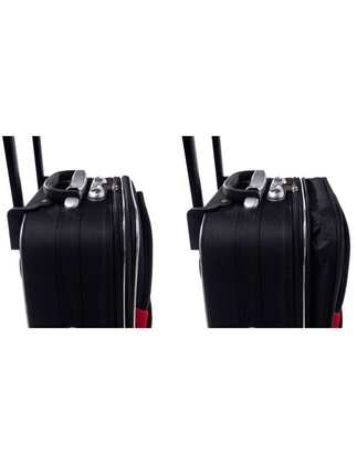 Zestaw walizek 3 walizek + Kuferek PELLUCCI RGL 773 Czarny