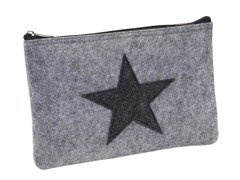 Filcowa torebka-organizer STAR DUST, szary