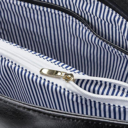 Torebka damska skórzana KEMER SOLIER LUNA Czarna - min. zamówienie 20 / 50 / 100 szt.