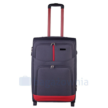 Duża walizka WINGS 206 L Szara