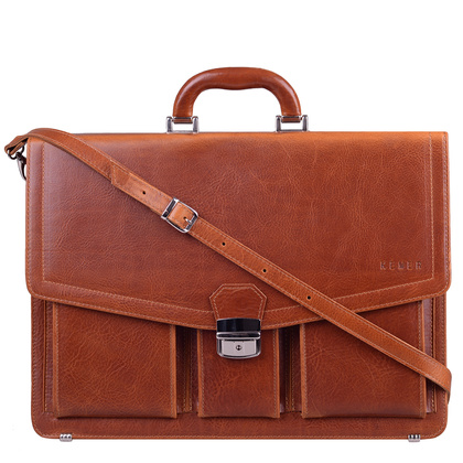 Teczka męska skórzana KEMER B 621/J Jasny Brąz