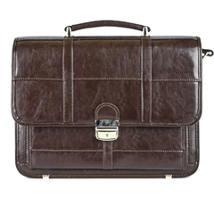 514 Teczka męska pasy - brąz KEMER