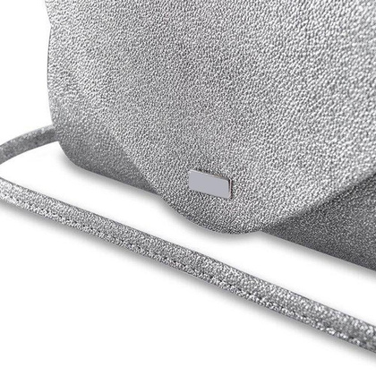 Torebka wizytowa KEMER SOLIER F15 Srebrny Brokat - min. zamówienie 20 / 50 / 100 szt.