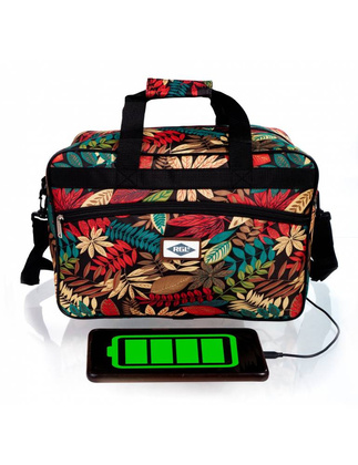 Torba podróżna podręczna PELLUCCI RGL 34A USB Ryanair Kwiaty