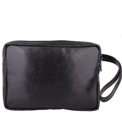 Saszetka skórzana KEMER SCH1107 Czarna - min. zamówienie 20 / 50 / 100 szt.