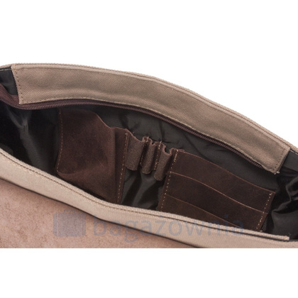 MIEJSKA TORBA NA RAMIĘ KEMER VOOC EC3 BEŻOWA