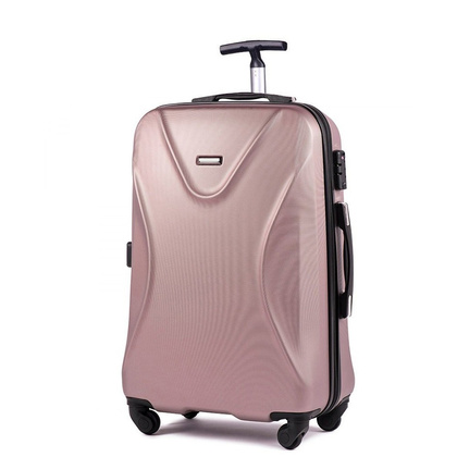 Średnia walizka WINGS 518 M Różowa