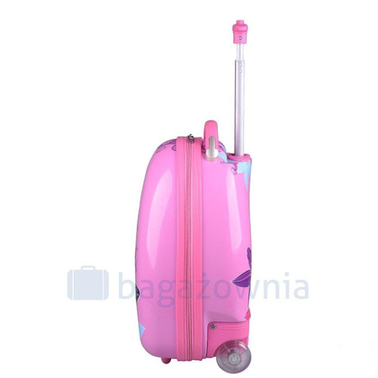 Walizka dziecięca KEMER RGL MOTYLEK Różowa