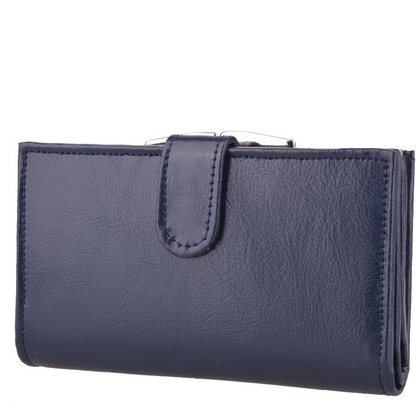 Portfel damski skórzany KEMER P13 Granatowy - min. zamówienie 20 / 50 / 100 szt.