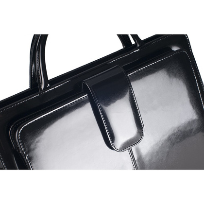 Teczka damska skórzana KEMER B 473/DWL Czarna